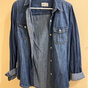 Universal Thread Denim Button-Up Shirt